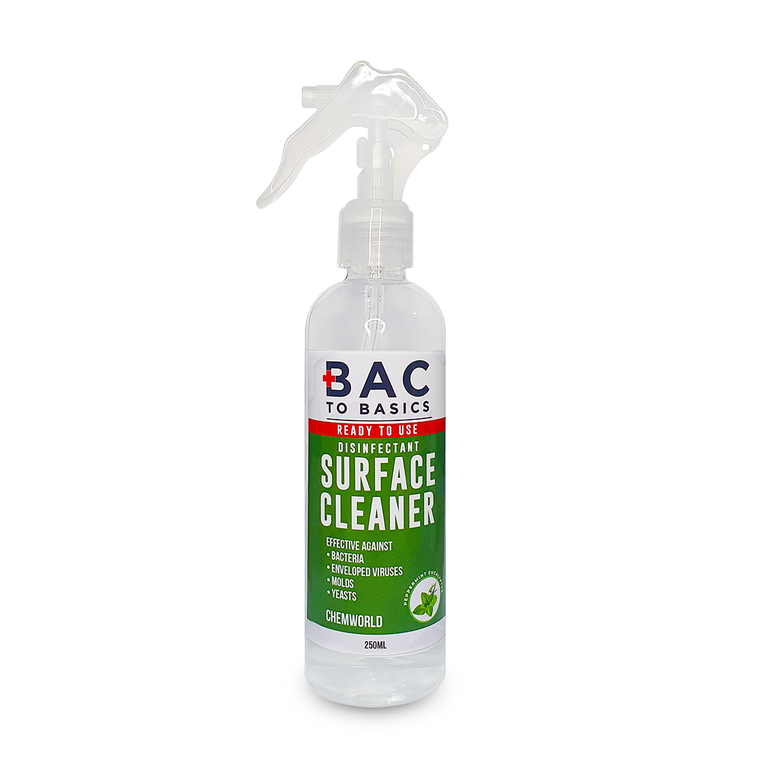 ReadytoUse BAC to Basics Surface Cleaner 250ml Chemworld Fragrance Factory